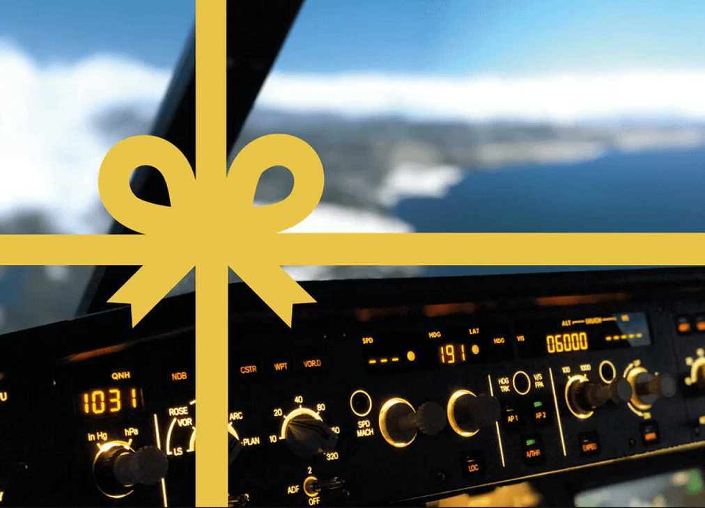 Unsere Flugsimulator Geschenk-Gutscheine